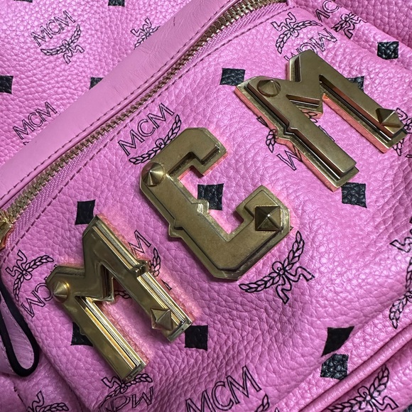 MCM PINK BACKPACK GIVEAWAY SALE - Picture 3 of 15